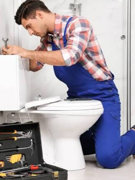 block toilet